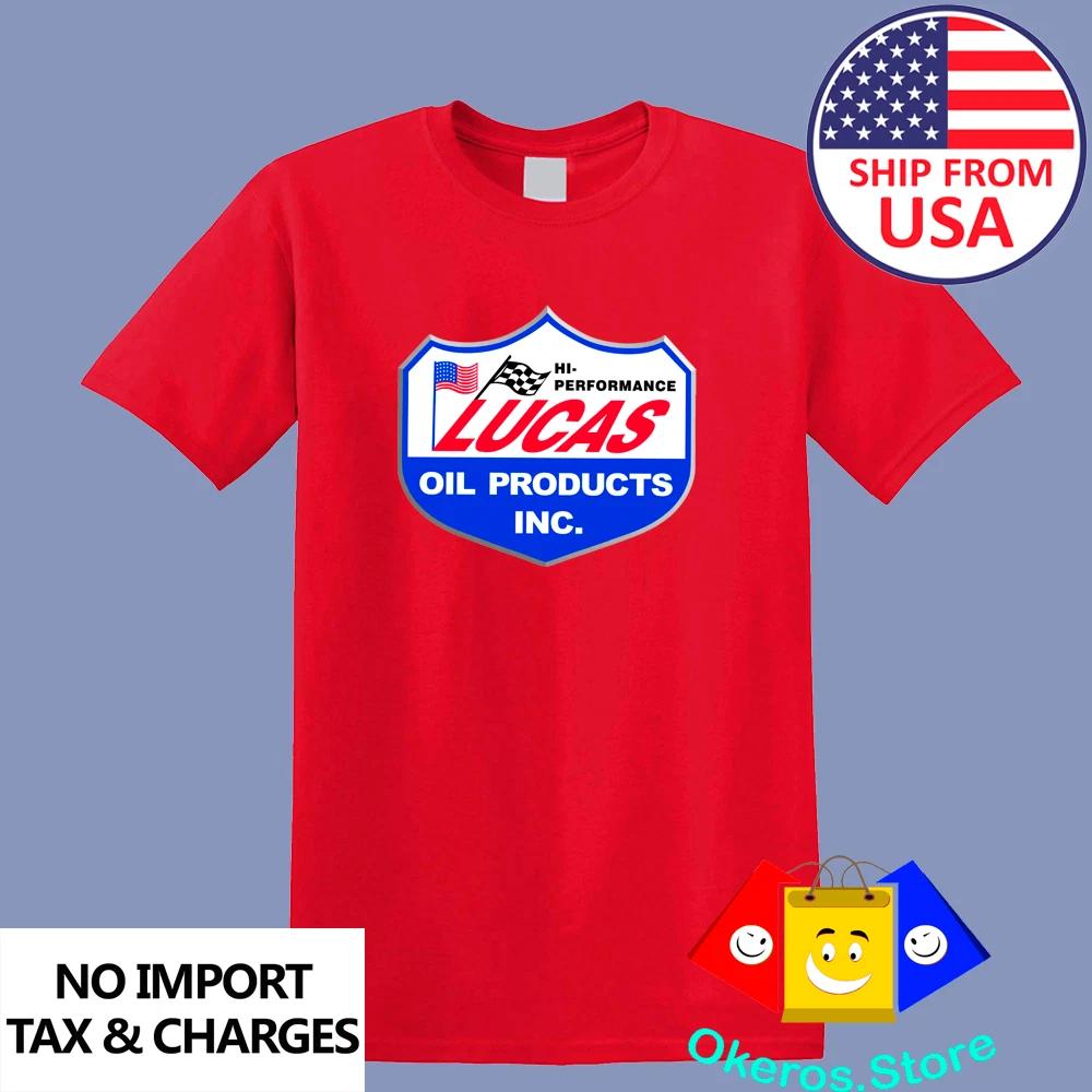 Lucas Oil Racing Men's Red Size S to 5XL