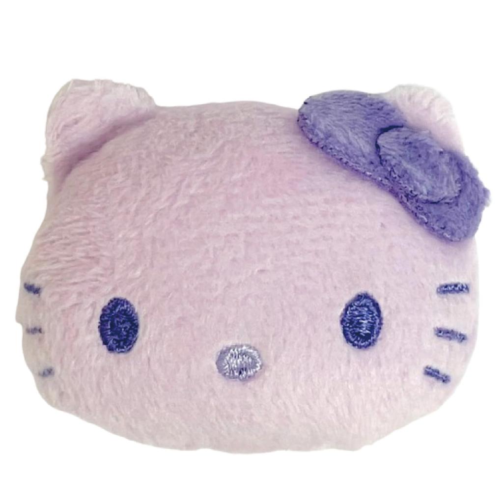 Nakajima Corporation Hello Kitty Color Variation Plush Badge (Pattern Cannot Be Selected) 203724-24 H7.5 X W7.5 X D2.6cm