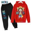 Yangi Anime Narutoes Xudilar Bolalar Modasi Luffy Pulover Katta O'lchamdagi Xudi Svitsvilar Bolalar Hip-Hop Palto O'g'il Bolalar Kiyimi Sudaderas