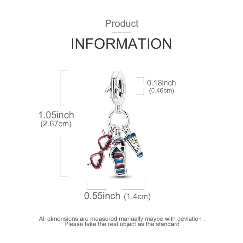 Медные Летние Океанские Пляжные Подвески-Шармы Краб Рыба Подходят для Оригинального Браслета DIY Ювелирные Подвески Болтающиеся Подарок для Женщины