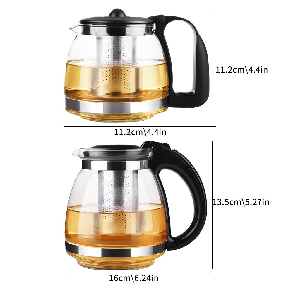 0.7 л/ 1.5 л Жаростойкие кухонные принадлежности Чай для чайников Дом Сад Кухня, Обеденный бар Чайная посуда Чайник Чайник для чая