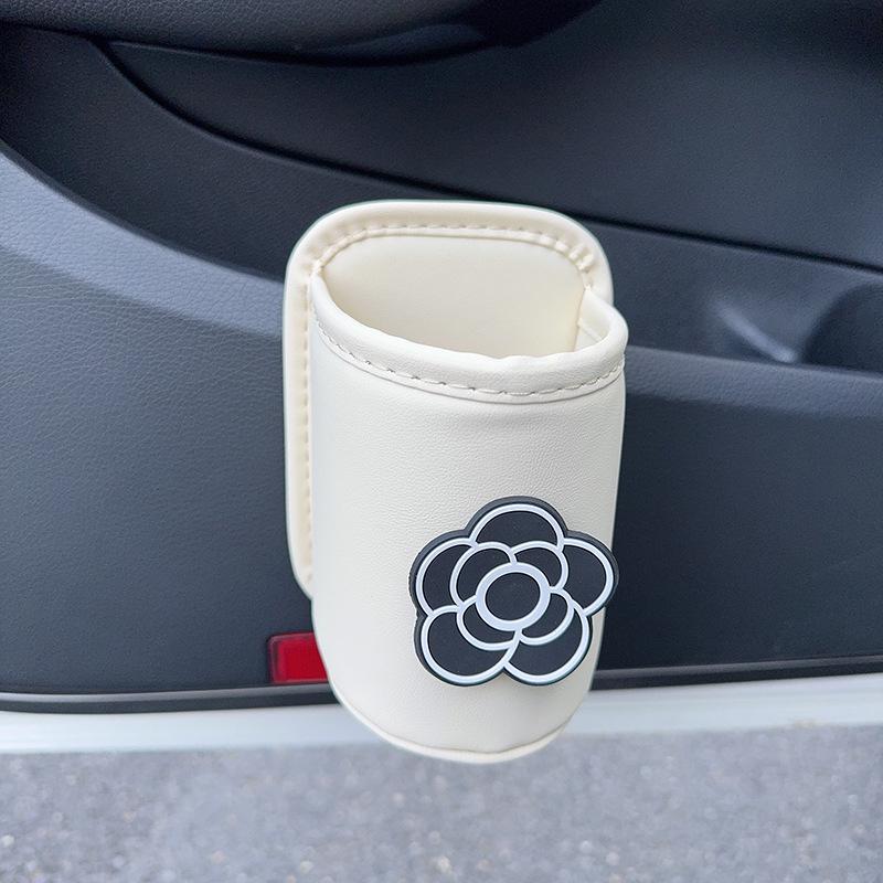 Car Seat & Door Cup Holder: Fixed Backrest Storage & Side-Mounted Drink Holder