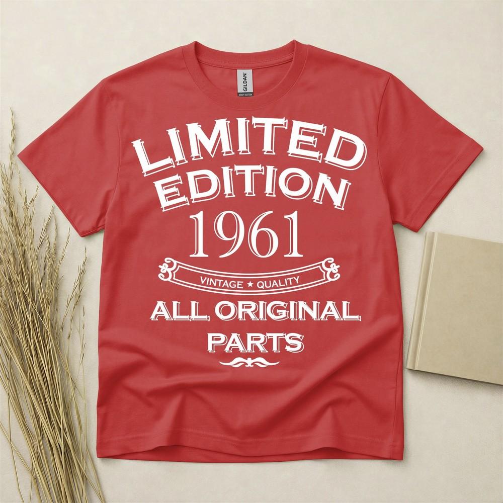 65th Birthday Tshirt Born In 1961 65 Years Old Gifts Vintage Limited Edition Tee