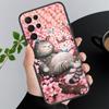 Cartoon Cat Phone Case For Samsung A52S A21S A33 A23 A13 A14 A32 A52 A53 A54 A51 A71 A15