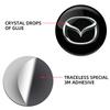 2 шт. Для Mazda 3 6 Atenza Axela MS CX-3 Наклейки на замочную скважину двери автомобиля Самоклеящиеся наклейки для защиты замка двери автомобиля Аксессуары