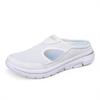 Fashion Round Toe Open From The Back Women's Boot Without Heel Vulcanize Sneakers White Shoes Flats Sport Low Offer Sneakersy Tnis