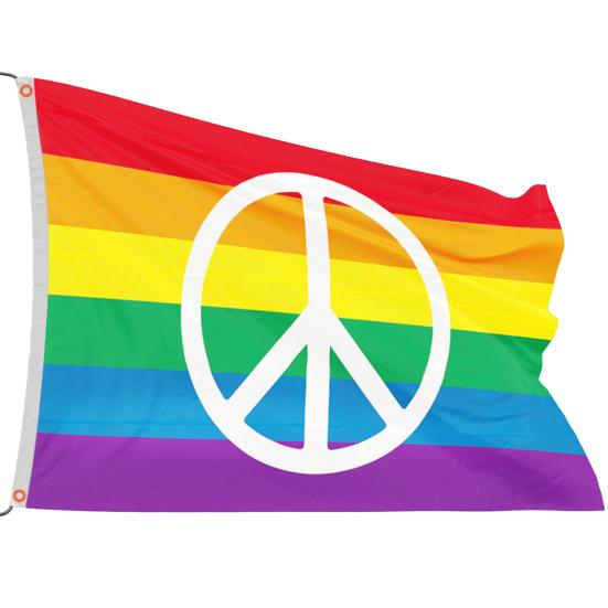 90x150cm Tear-resistant Rainbow Flag Digital Printing Great Large Size LGBT Banner