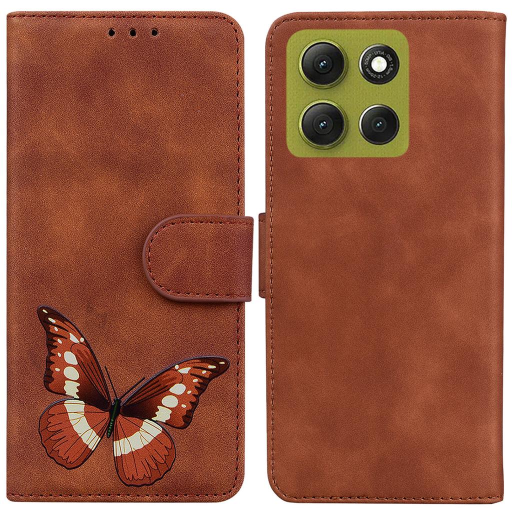 For Motorola Moto G86 5G Stand Case PU Leather Phone Cover Butterfly Printed