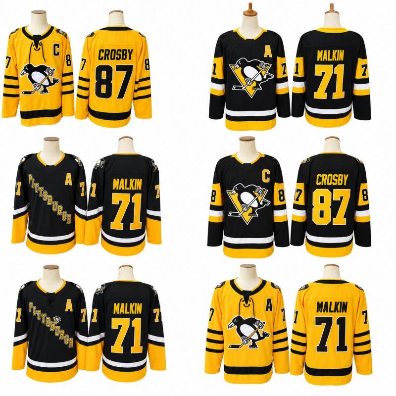 Retro Hockey Jersey 87 Number Embroidered Ice Training Shirt Unisex Adult Sportswear Team Practice Fan Wear