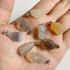 5pcs Irregular Raw Natural Stone Pendant Agates Quartz Crystal Pendant for Jewelry Making DIY Necklace Earrings Accessories