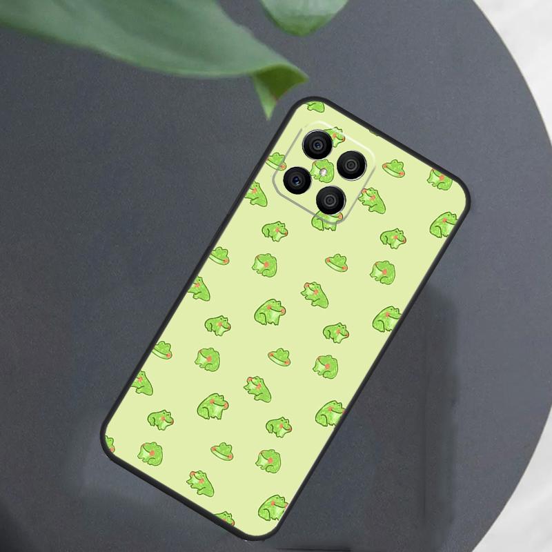 Милая мультяшная лягушка Чехол для Honor Magic 8 7 5 6 Pro Для Honor 200 400 Lite 50 70 90 X8c X8b X9a X9b X9c X9d Win