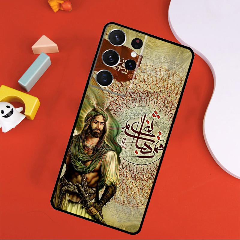 Islam Shia Imam Ali Iraq Arabic Phone Case For Samsung Galaxy S25 Ultra S9 S10 S20 FE S21 S22 S23 S24 Plus S24 Ultra Cover