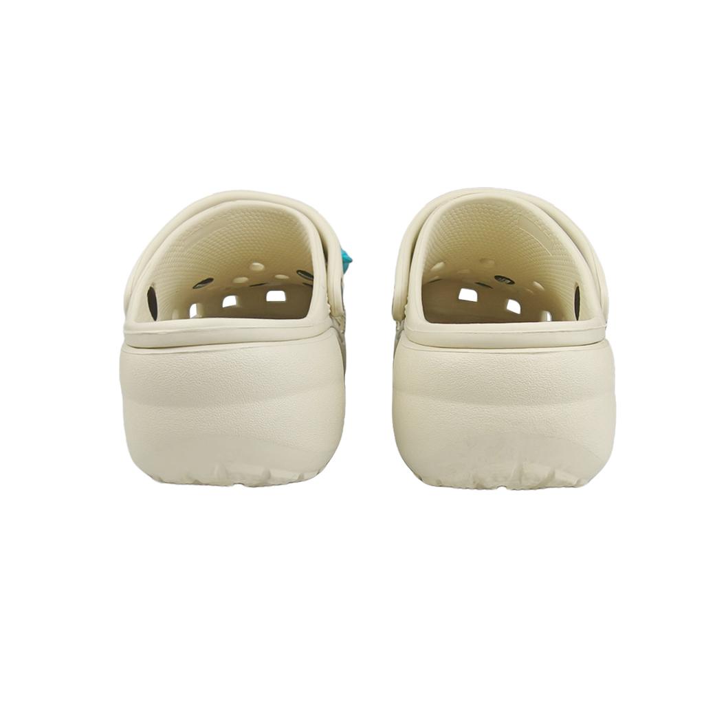 Crocs Классические клоги на платформе EVA Skittles Moment Комфортные Универсальные Простые Свежие Туфли с отверстиями Женские Белые