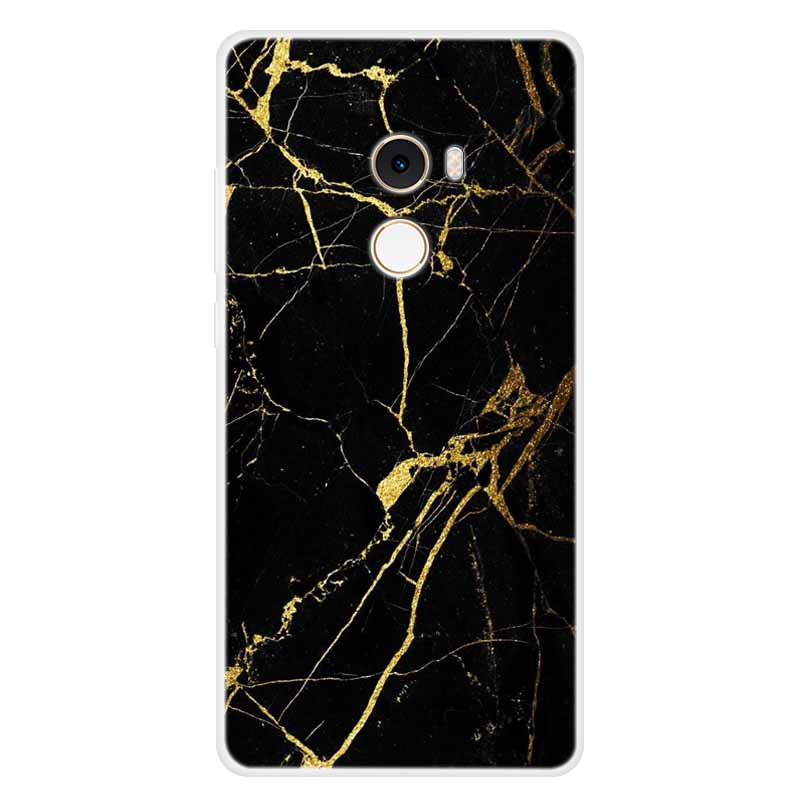 For Xiaomi Mix 2 Case Luxury Soft Silicone Back Cover Case For Xiaomi Mi Mix2 MDE5 Coque TPU Cartoon Bumper Funda Cute Shell