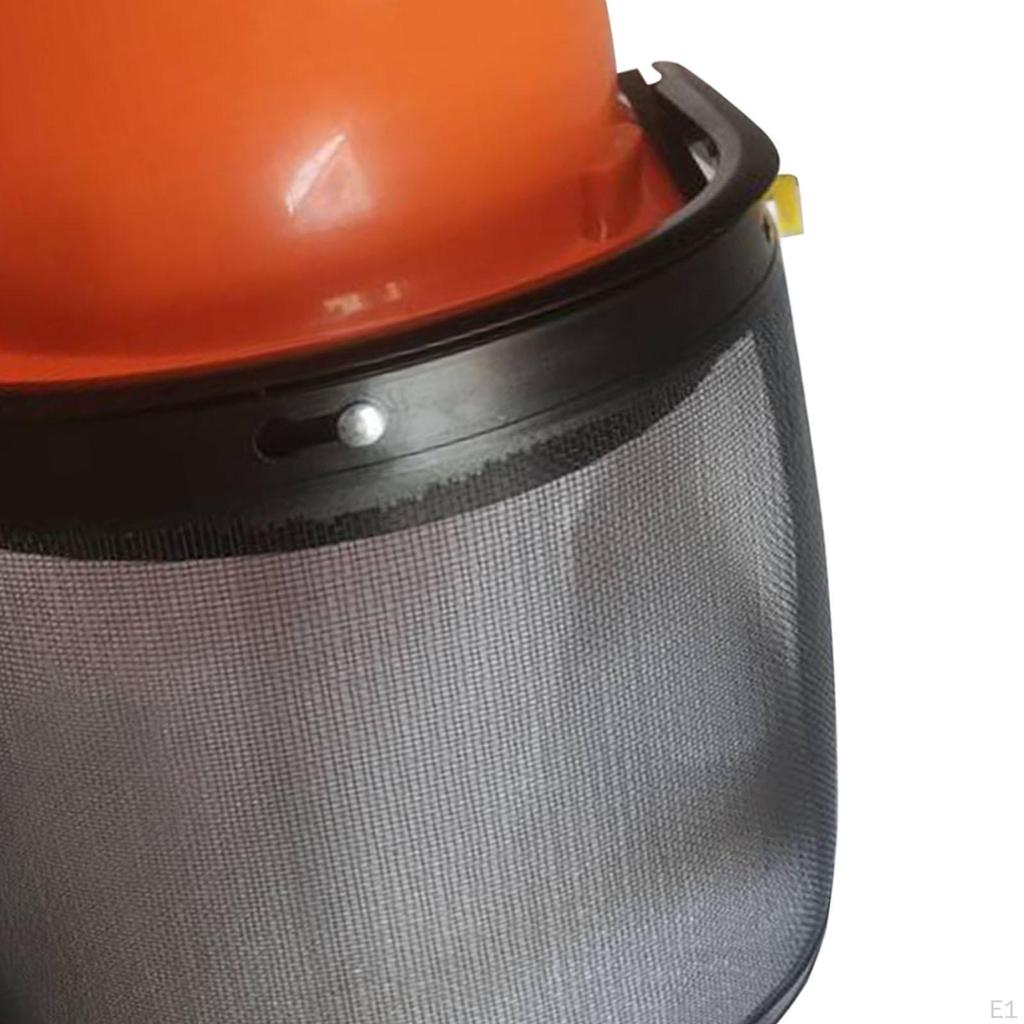 Оранжевый лесной шлем каска защитный сетчатый козырек многоцелевой для горнодобывающей промышленности прополки