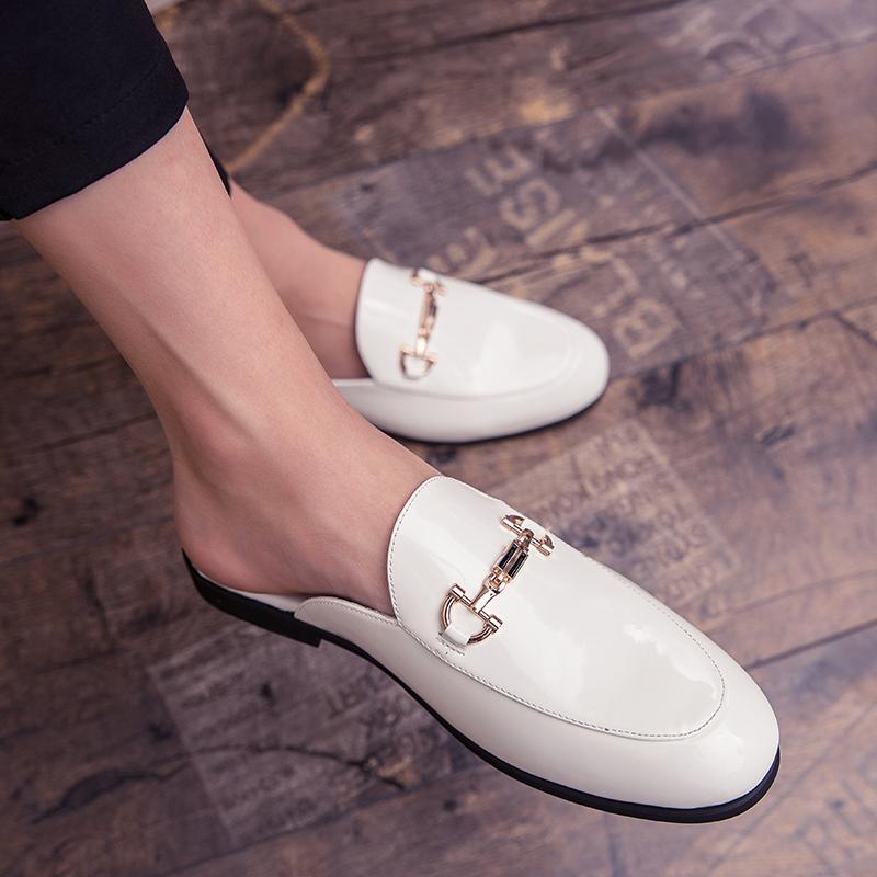 Летняя мода Muller Shoes Мужские полуботинки-лоферы Дышащие мужские повседневные тапочки Плоская мужская обувь Легкая и удобная обувь