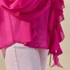 Maxza Volume Ruffle Sheer Blouse Zf04qb002nh