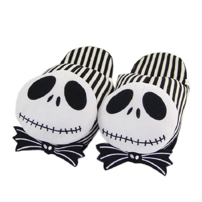 Cozy And Plush Jack Skellington Slippers For Ultimate Winter Comfort And Style