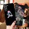 Чехол для телефона Rose для Galaxy S21ultra S23plus S21fe, мягкие чехлы со скелетом для рук для Samsung Galaxy S22 Plus Ultra S20 Fe, черный чехол