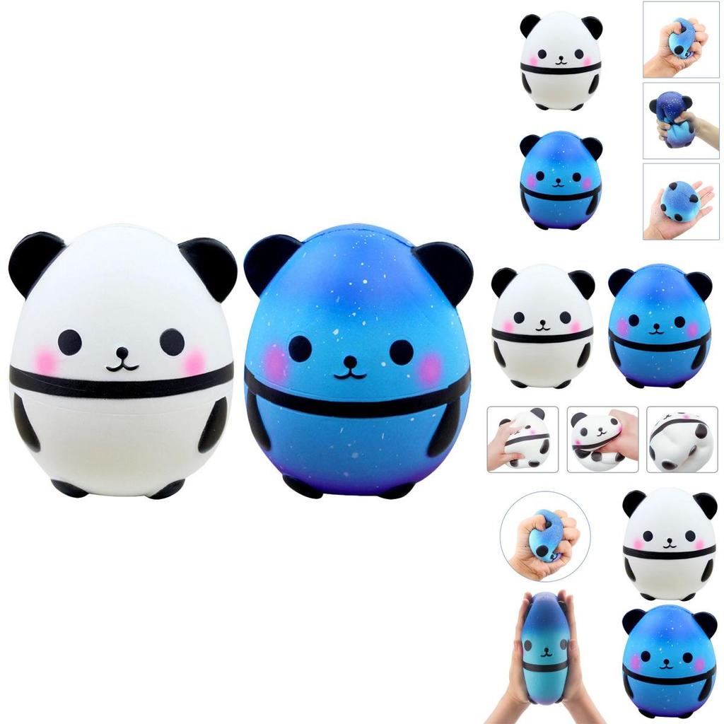 Очаровательная игрушка-сквиши в виде панды, медленно поднимающаяся, мягкая и нежная, которую можно сжимать, кукла-животное для детей