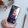 Чехол для телефона «Дневник будущего» Mirai Nikki для iPhone 14 13 12 11 XS X 8 7 6 Plus Mini Pro Max SE 2022, черный стеклянный чехол из поликарбоната и ТПУ