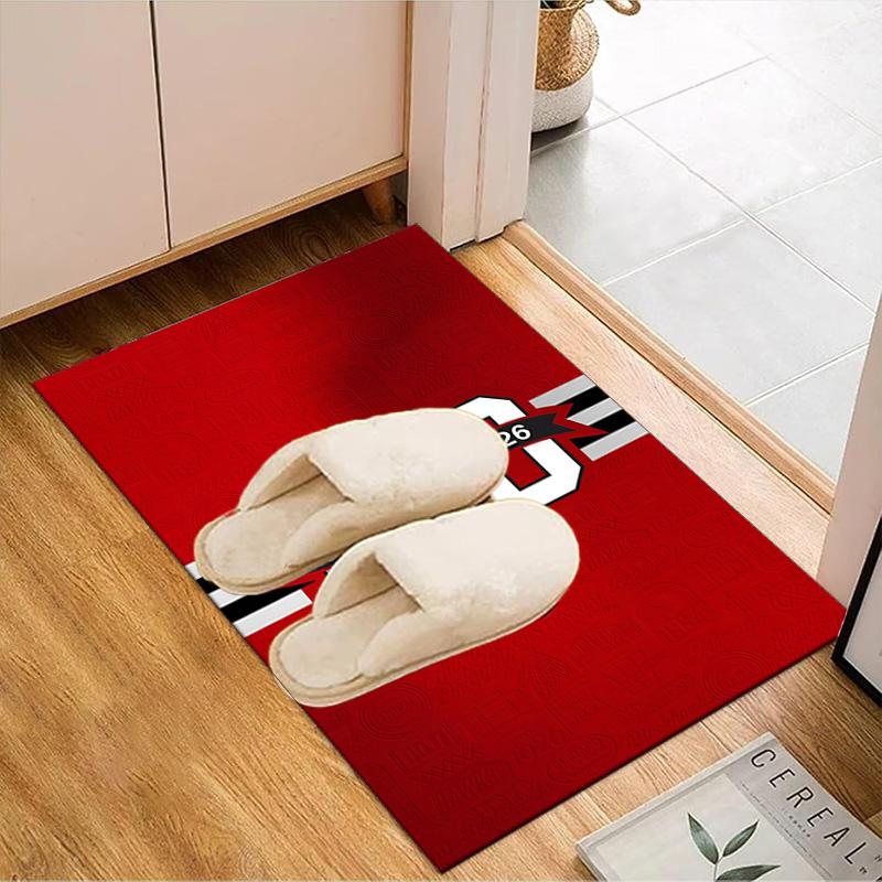 Blackhawks Artwork Floor Mat for Living Room, Game Rooms, Office, Bedroom, Office Floor Mat Playful Design, Christmas fan gifts