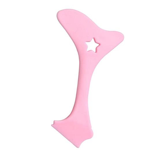 Multi-function Silicone Eyeliner Stencil Tool Reusable Beginner Eyeliner Drawing Assistant 2-In-1 Face Makeup Cream Application Tool