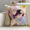 Sweet MMy Happy MarriageS Cushion Cover Breathable and skinfriendly linen pillowcase square removable and washable cushion