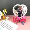 Love Photo Frame Mold Silicone Bracket Mold Display Stand Resin Casting Mold