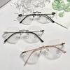 Polygon Computer Glasses Frameless Women Men Anti Blue Light Blocking Glasses Optical Spectacle Myopia Glasses Nearsighted -1.0