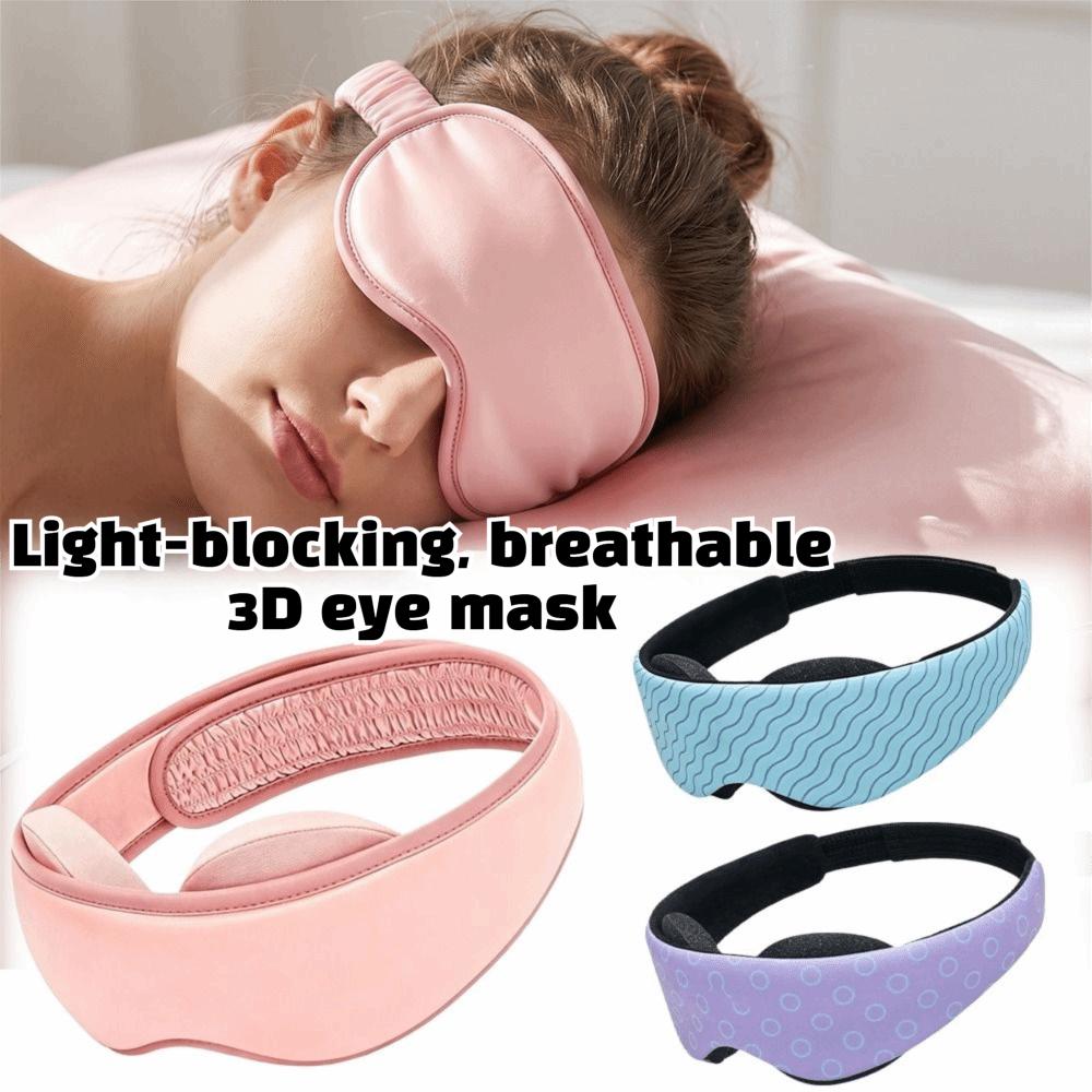Zero Eye Pressure Blindfold Eyeshade Light Blocking Travel Eye Cover Portable Eye Patch Napping