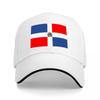 Dominican Republic Flag Cap Black Baseball Hat National Emblem Design Patriotic Headwear for Unisex and Women Fashion Accessory