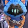 10 см Новый плюшевый брелок Valorant Omen Shadow Cat, милая кукла-брелок, подарок для геймеров, коллекционеров, мягкая пушистая игрушка-брелок