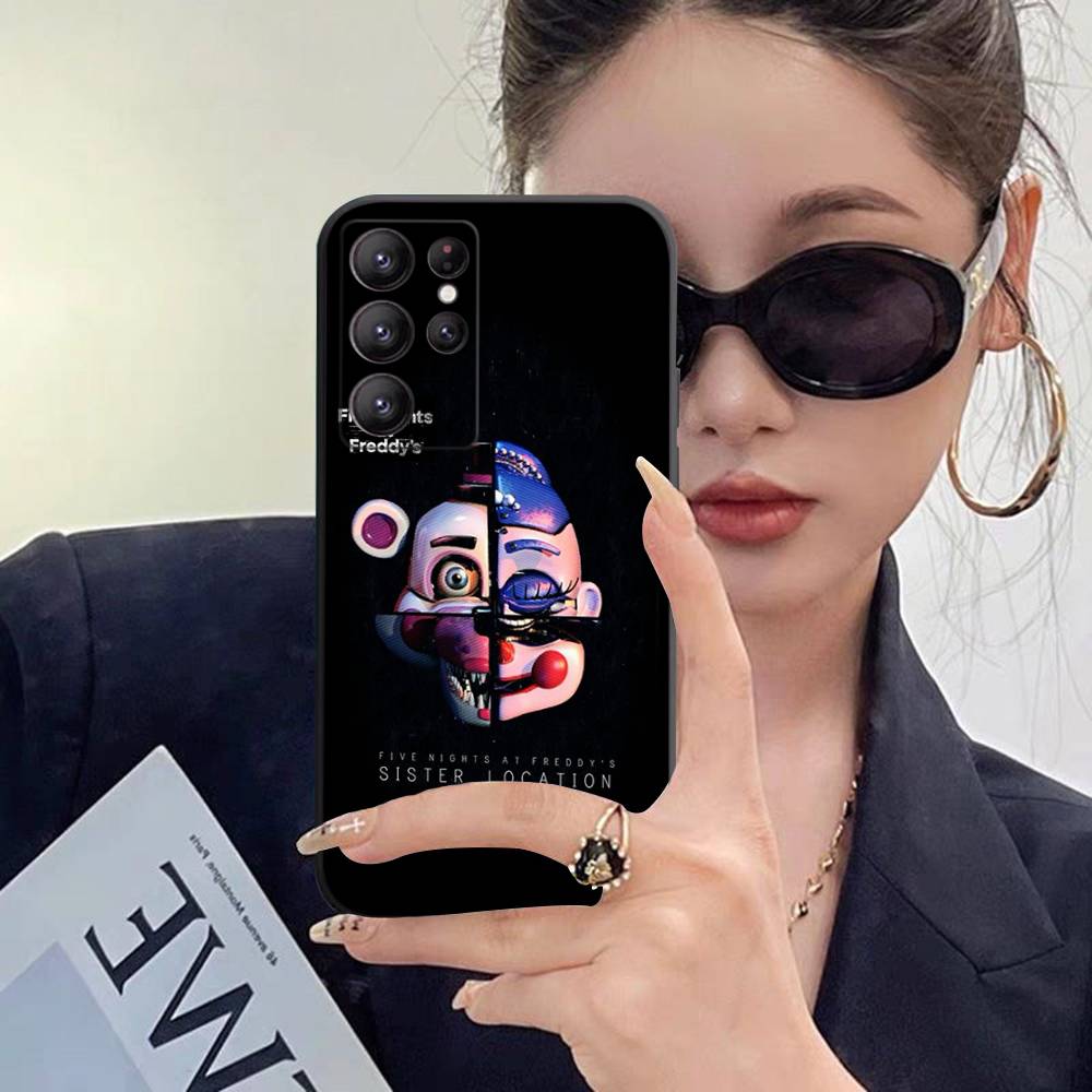 Чехол F-Fnaf Five-Nights-At-Freddys для Samsung Galaxy Case S25 S23 S22 S21 S30 S20 S10 Ultra Plus FE Мягкий чехол из ТПУ