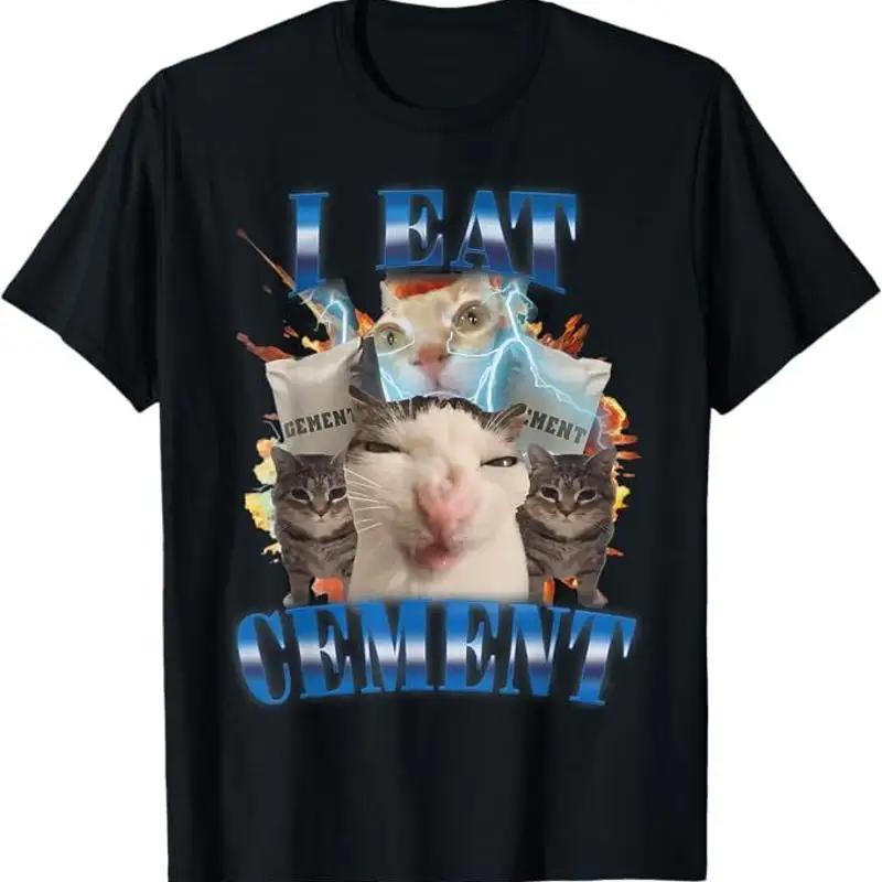 I Eat Ceunisext Cursed Cat Funny Oddly Specific Dank Meme Tshirt