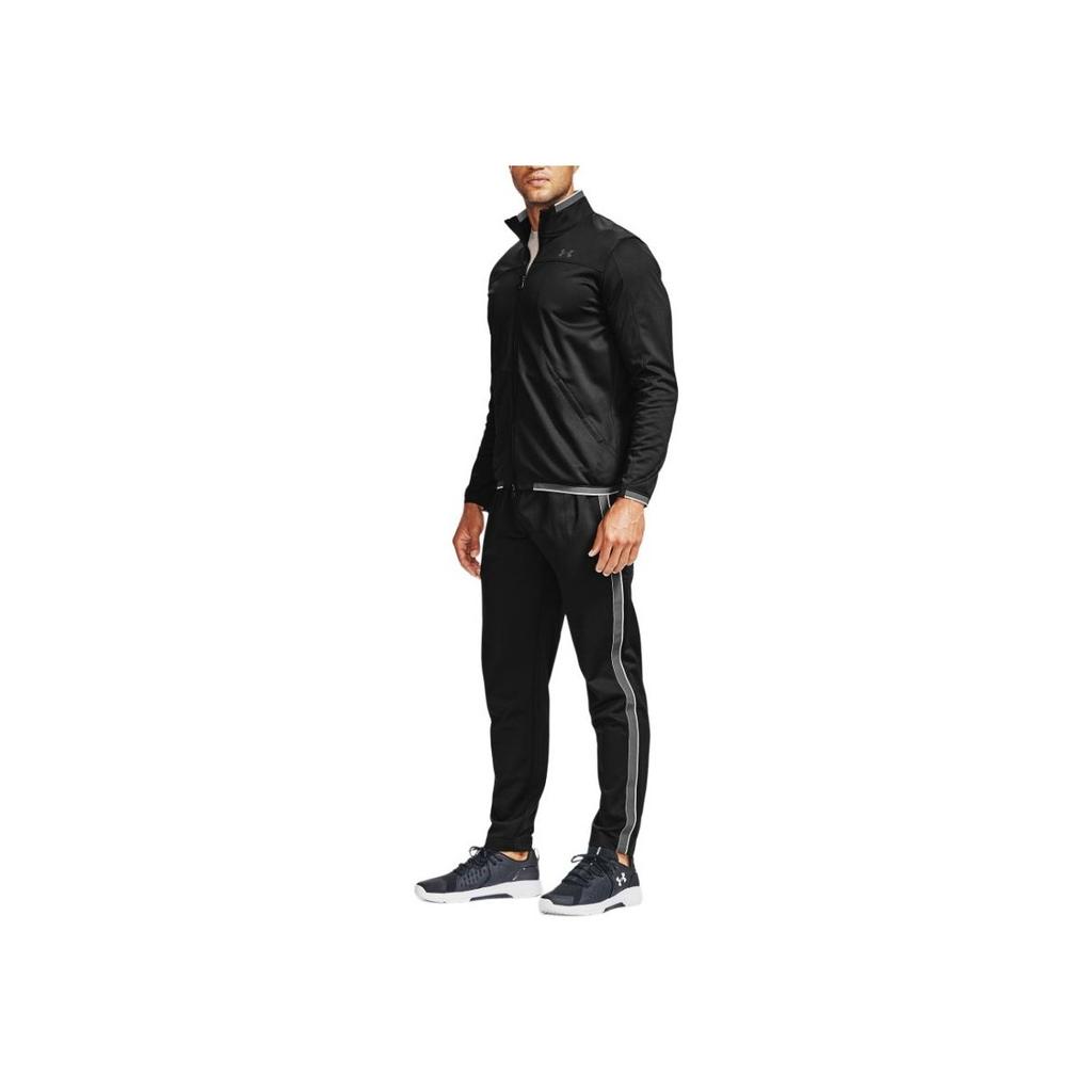 Under Armour Однотонная трикотажная спортивная куртка Мужская Верхняя одежда Черный 1357074-001