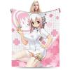 Super Sonico  Flannel Blanket Winter  Warm Throw Blanket for Boy Girl Bedroom Graphic Bedspread Sofa Bed Cover