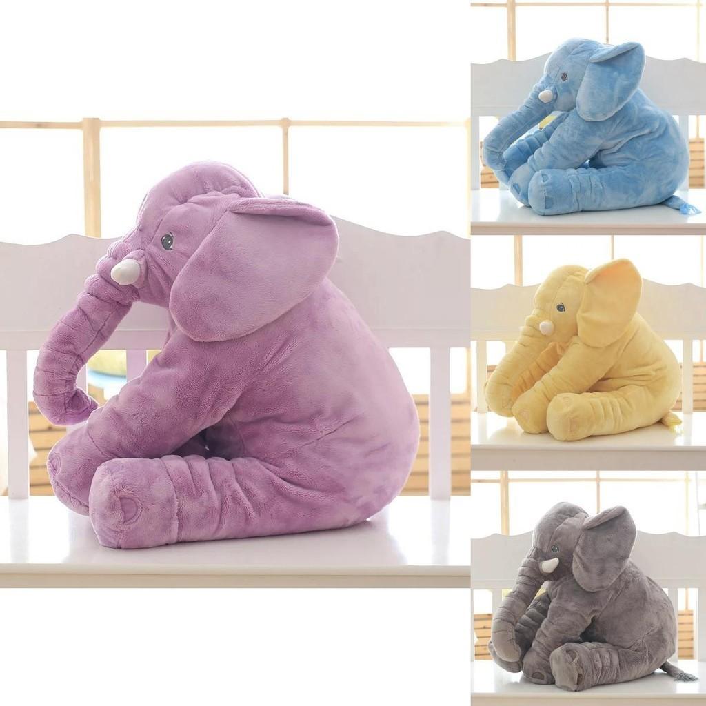 Adorable Baby Soft Plush Long Nose Elephant Sleep Pillow For Kids And Newborns