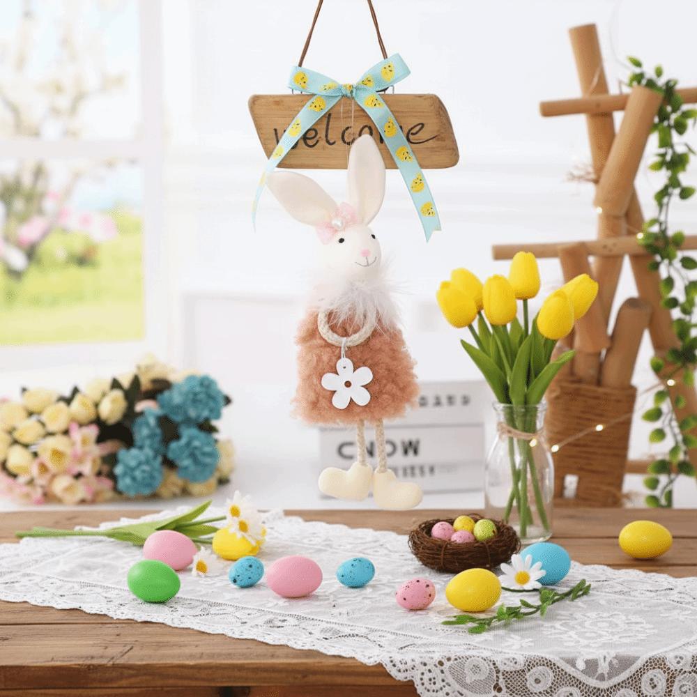 Подвесное Easter Украшение Праздничный Стиль Easter Декор Кролик Кукла Милый Внешний Вид Easter Заяц Easter Вечеринка