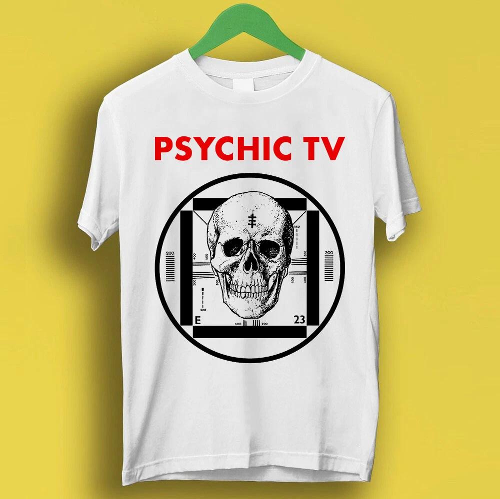Psychic Tv Force The Hand Of Chance Панк Рок Ретро Музыка Топ Футболка P1738