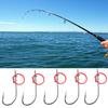 Hanging Spring Live Shrimp Fishing Hooks Carbon Steel Barbed Fishhook  Catfish Bass