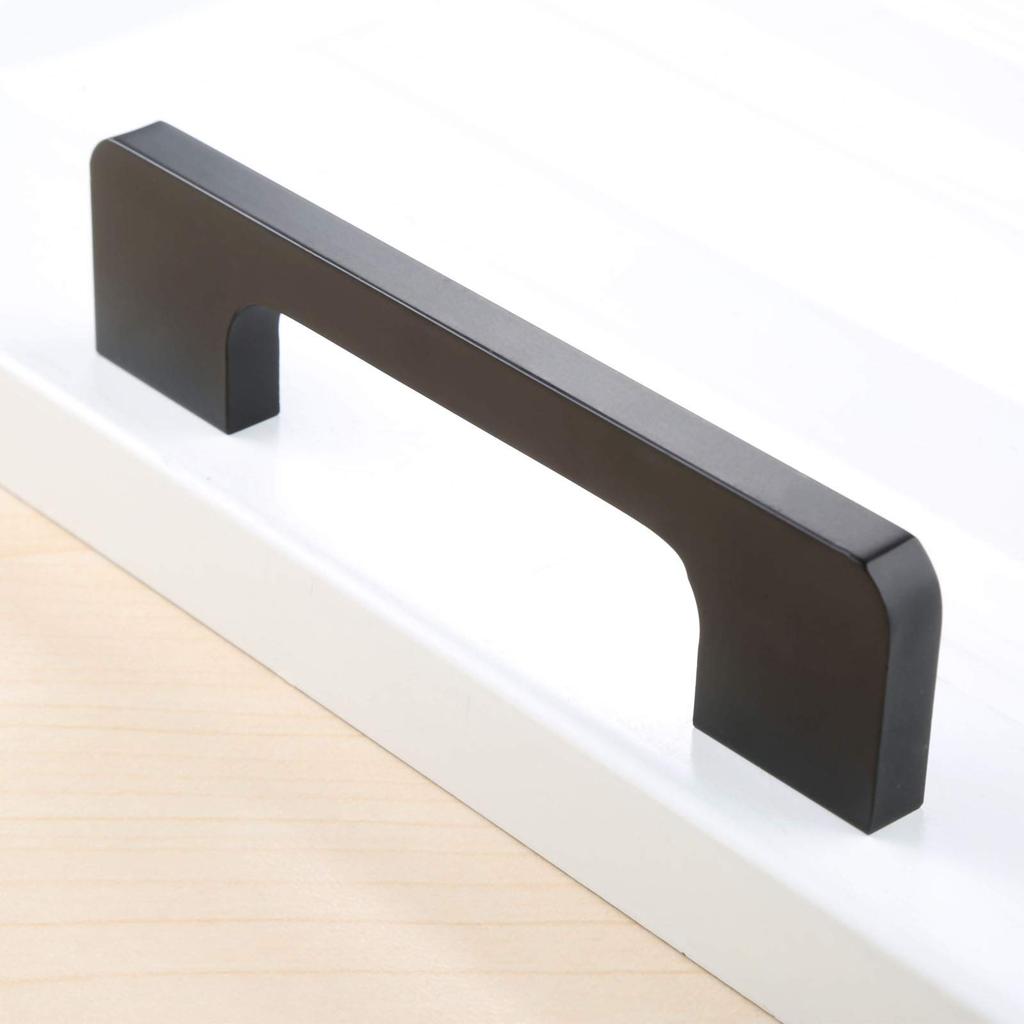 4 Pieces Aluminum Alloy Fits and 96mm Hole Spacing Handles, Chests, Drawers, Cupboards, Doors,