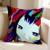 KKikuo Mascot HHoshikun  Square DoubleSided printed Pillow Case Bedroom Bedside Pillow Sofa Cushion Cover