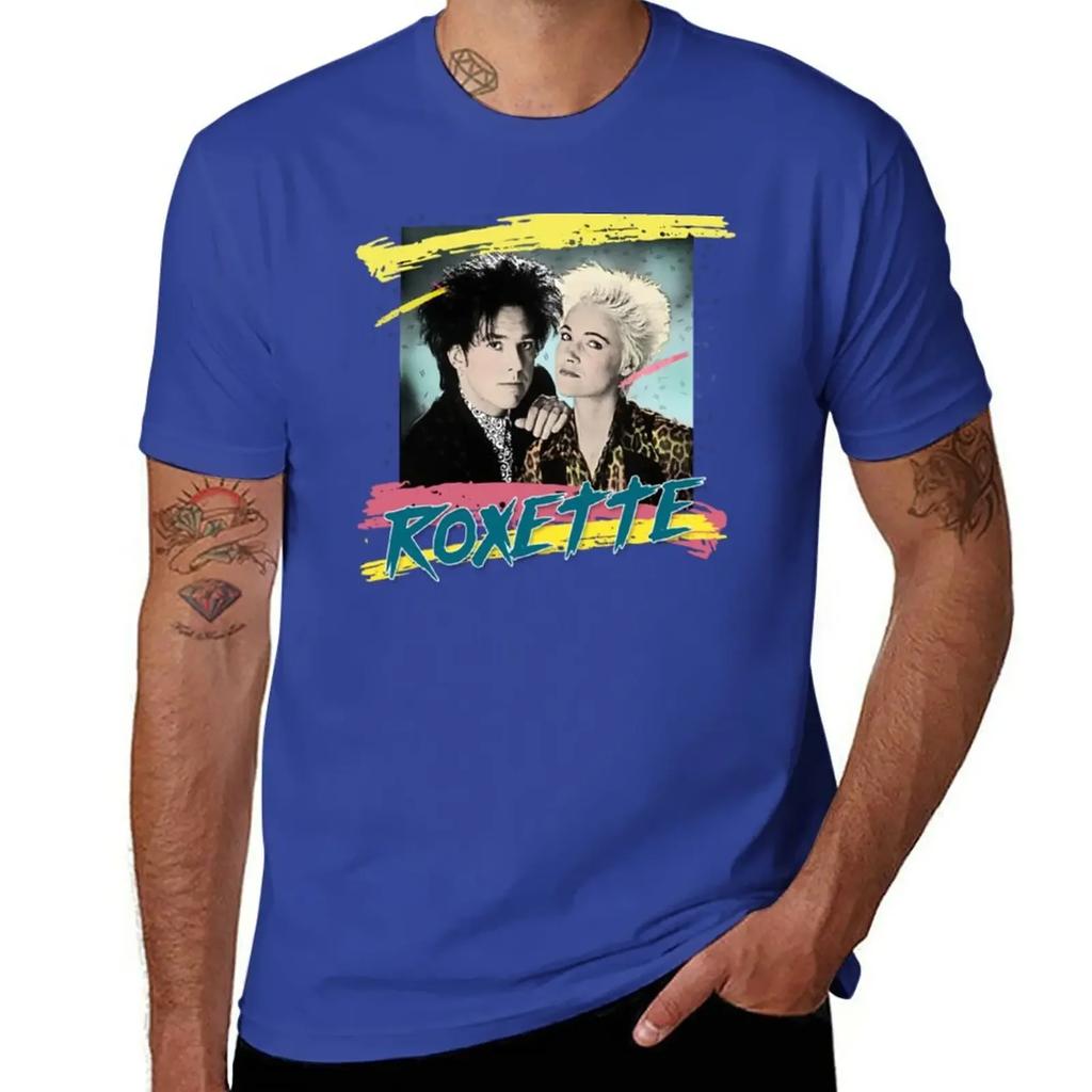 Roxette T-Shirt hippie clothes plain funny t shirts for men