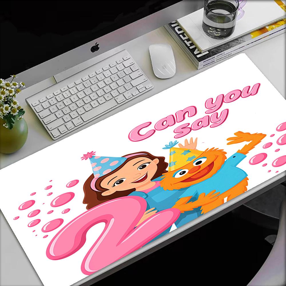 Ms. Rachel Theme Mouse Pad, Non Slip Rubber Base, Multifunctional Office & Home Decor, Perfect for Workspace Personalization.