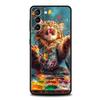 Милый Чехол для Телефона с Кошкой для Samsung Galaxy S26 S25 S24 S23 S22 S20 S21 FE Ultra S25 Edge Plus 5G Мягкий ТПУ Чехол Fundas Capas Сумки