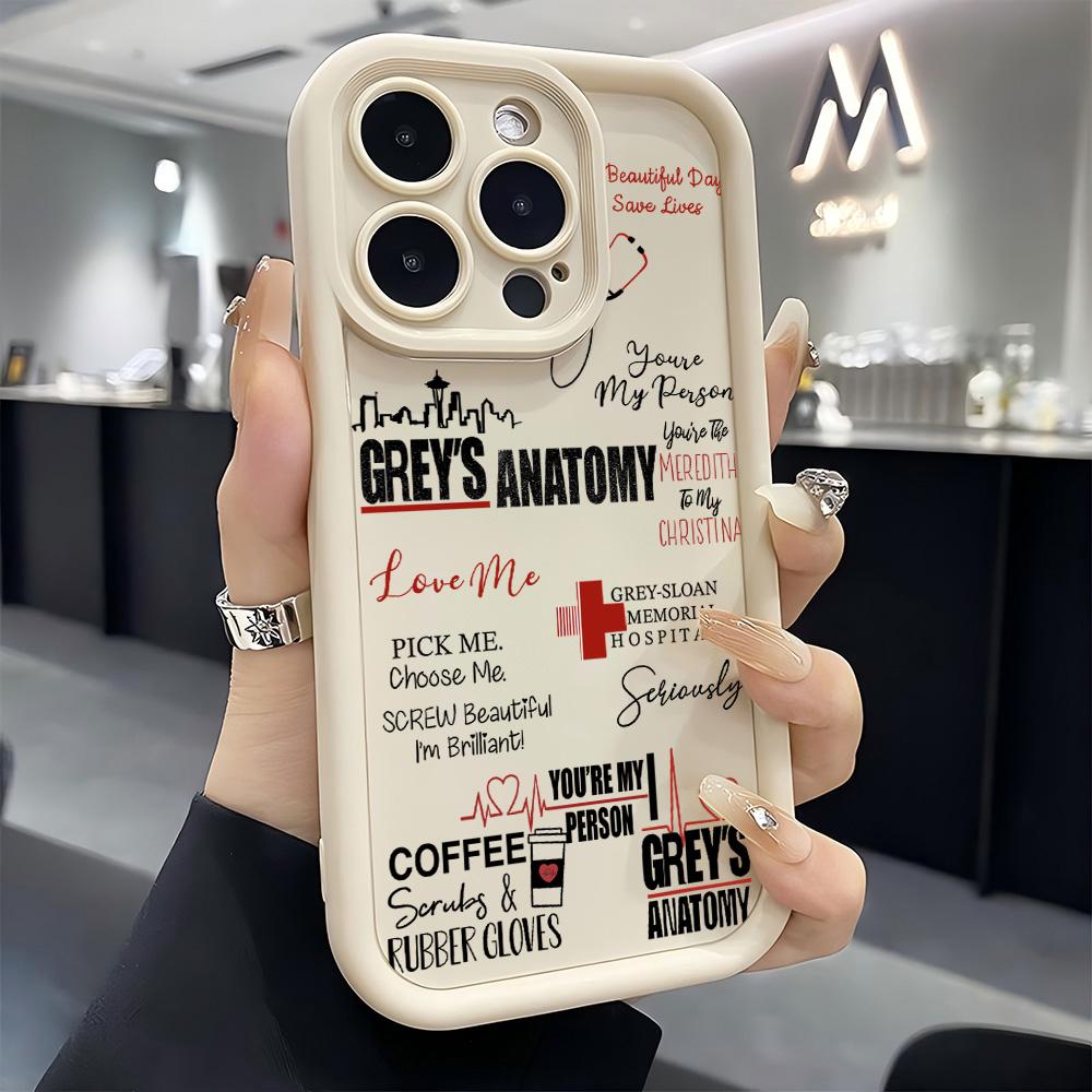 Чехол для телефона Grey's Anatomy "Ты мой человек" для Samsung S26 S25 S24 S23 S22 S21 S20 F06 M16 Note 20 FE Plus Ultra 4G 5G Мягкий