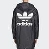 Adidas Оригинальная повседневная длинная куртка с трилистником, мужская верхняя одежда, черная CW1317
