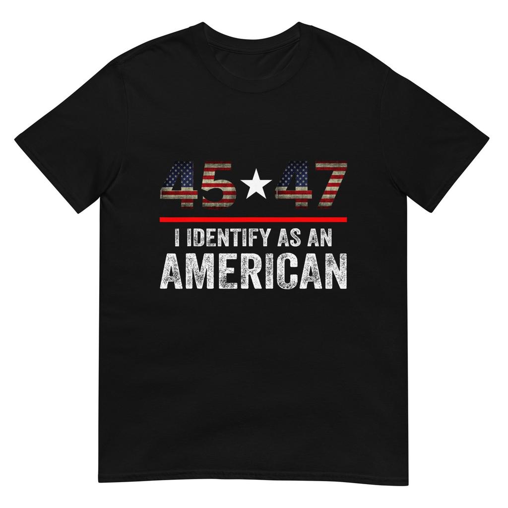 45 47 I Identify As An American No Identity Politics TShirt