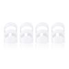 4Pcs Plastic DIY Finger Picks Protector Accessory for Guitar Bass Ukulele Mandolin